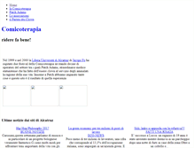 Tablet Screenshot of comicoterapia.it